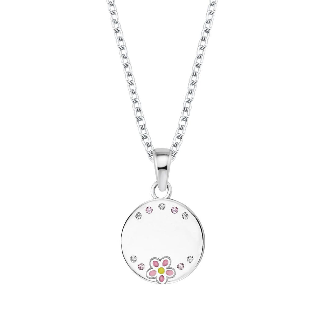 Prinzessin Lillifee Kinder Halskette Silber Blume Mädchen gravierbar 2027908