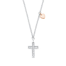 Laden Sie das Bild in den Galerie-Viewer, s.Oliver Jewel Kinder Mädchen Kette Silber Kreuz 2028451