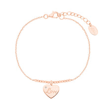 Laden Sie das Bild in den Galerie-Viewer, s.Oliver Jewel Damen Armband Armkette Silber Rosé Love 2031419