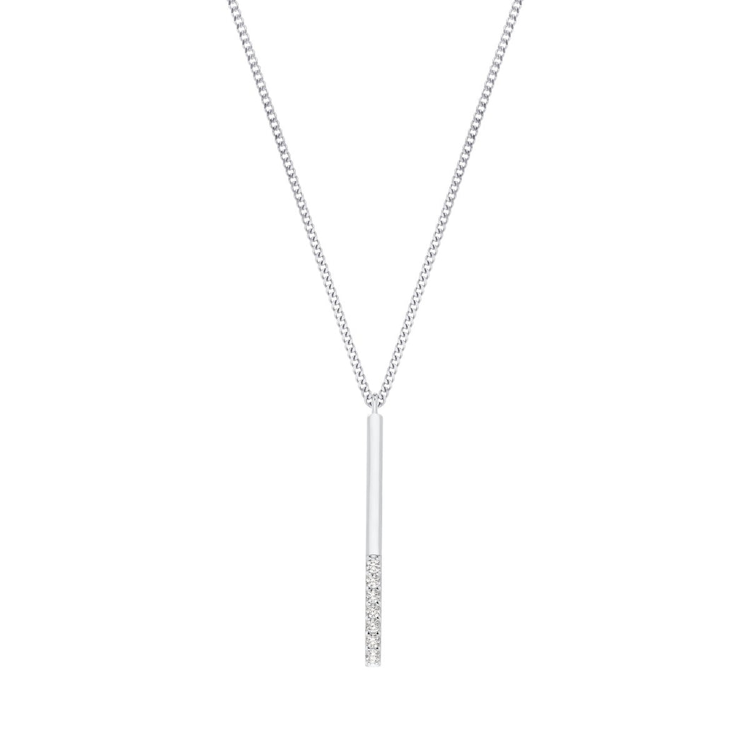 s.Oliver Jewel Damen Kette Halskette Collier Silber Zirkonia 2031439