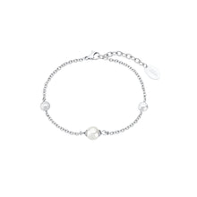 Laden Sie das Bild in den Galerie-Viewer, s.Oliver Jewel Damen Armband Edelstahl Silber Glasperle 2031466