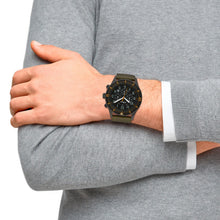 Laden Sie das Bild in den Galerie-Viewer, s.Oliver Herren Uhr Armbanduhr Chronograph Textil 2033501