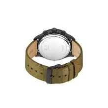 Laden Sie das Bild in den Galerie-Viewer, s.Oliver Herren Uhr Armbanduhr Chronograph Textil 2033501