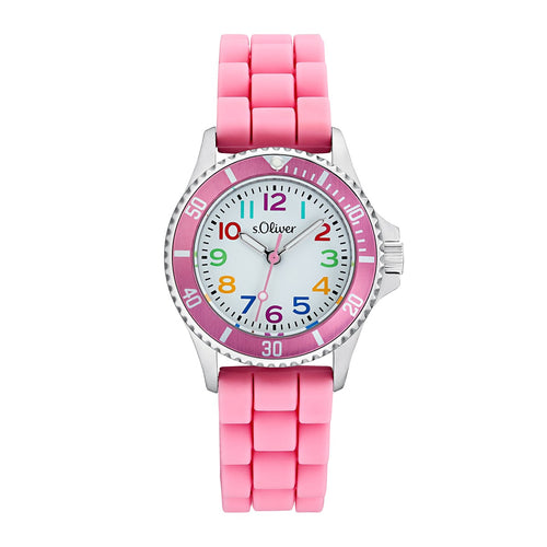 s.Oliver Kinder Uhr Silikonbanduhr 2033505