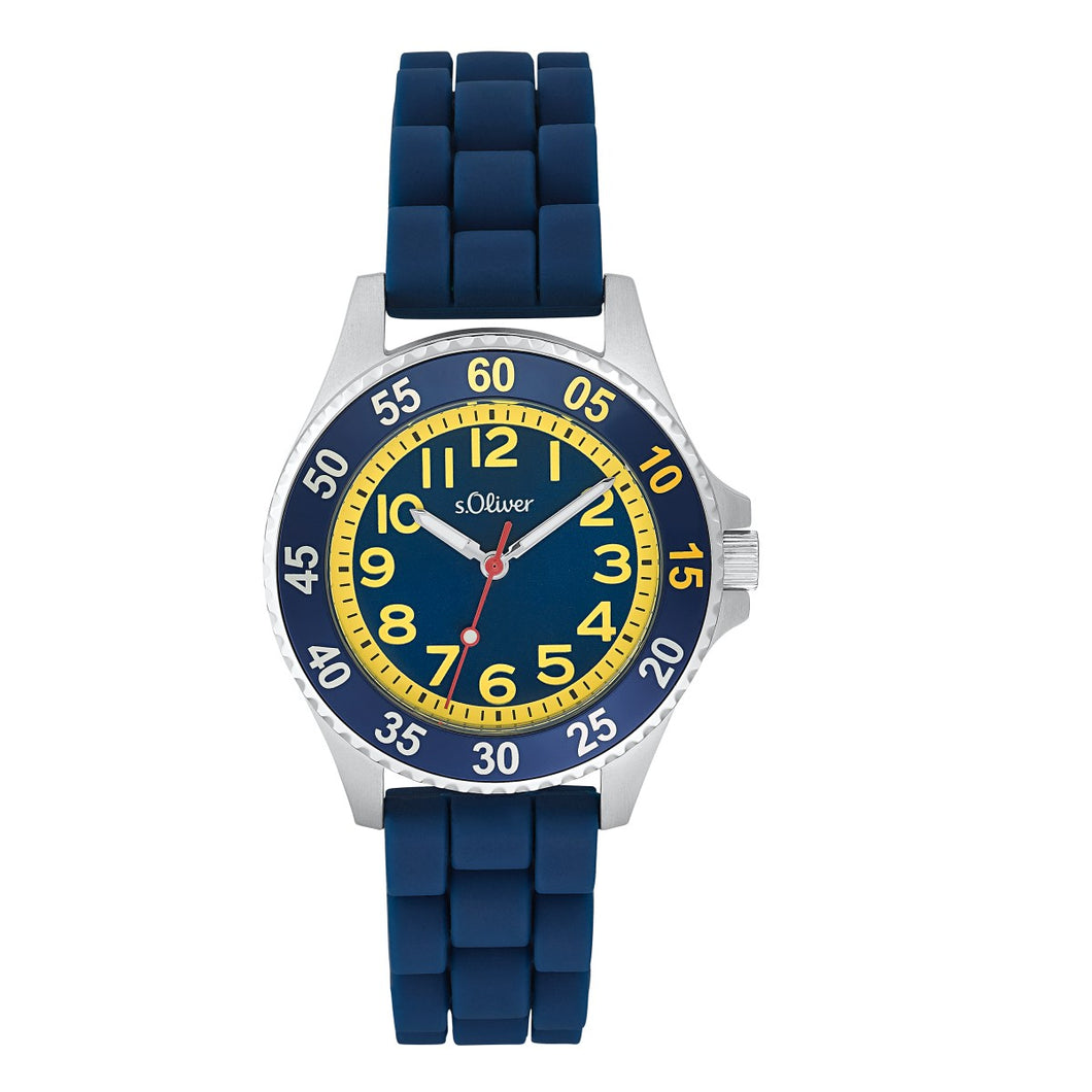 s.Oliver Kinder Uhr Silikonbanduhr 2033506