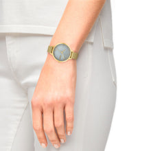 Laden Sie das Bild in den Galerie-Viewer, s.Oliver Damen Uhr Armbanduhr Edelstahl IP Gold 2033512