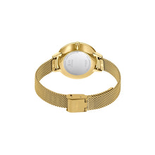 Laden Sie das Bild in den Galerie-Viewer, s.Oliver Damen Uhr Armbanduhr Edelstahl IP Gold 2033512