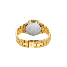 Laden Sie das Bild in den Galerie-Viewer, s.Oliver Damen Uhr Armbanduhr Chronograph Edelstahl IP Gold 2033555