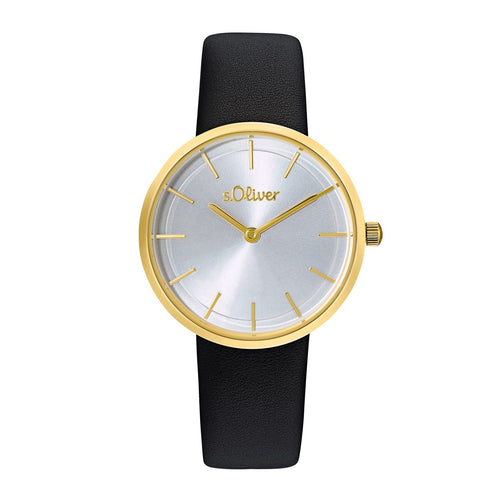 s.Oliver Damen Uhr Armbanduhr Leder 2033558
