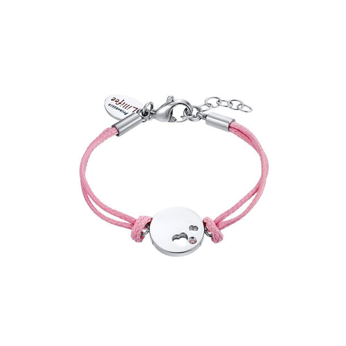 Prinzessin Lillifee Kinder Armband Edelstahl Textil Zirkonia 2034000