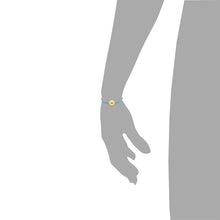 Laden Sie das Bild in den Galerie-Viewer, Prinzessin Lillifee Kinder Armband Edelstahl Textil Zirkonia 2034003