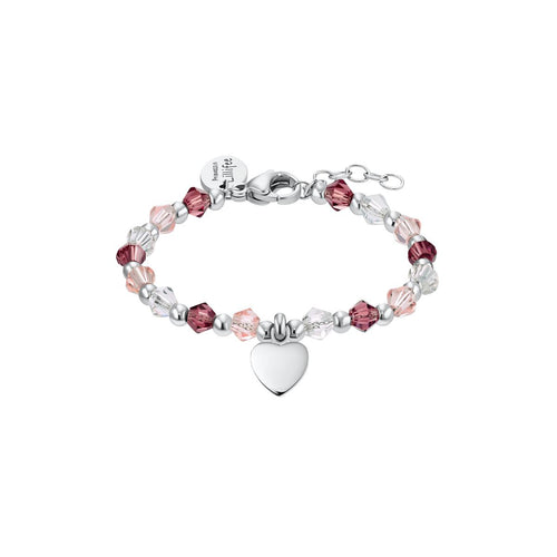 Prinzessin Lillifee Kinder Armband Edelstahl Glassteine Herz 2034005