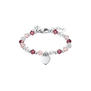 Prinzessin Lillifee Kinder Armband Edelstahl Glassteine Herz 2034005