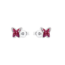Laden Sie das Bild in den Galerie-Viewer, Prinzessin Lillifee Kinder Ohrringe Silber Schmetterling Preciosa 2034006