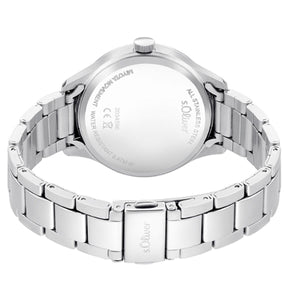 s.Oliver Damen Uhr Armbanduhr Edelstahl Silber 2034591