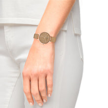 Laden Sie das Bild in den Galerie-Viewer, s.Oliver Damen Uhr Armbanduhr Edelstahl IP Rose Nylon 2034598