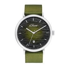 Laden Sie das Bild in den Galerie-Viewer, s.Oliver Herren Uhr Armbanduhr Nylon 2034602