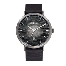 Laden Sie das Bild in den Galerie-Viewer, s.Oliver Herren Uhr Armbanduhr Nylon 2034604