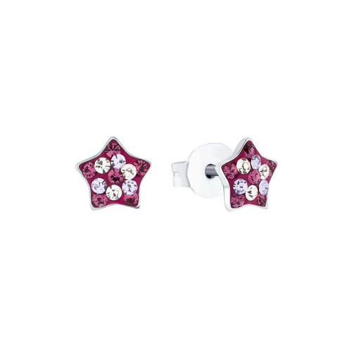 Prinzessin Lillifee Kinder Ohrringe Ohrstecker Silber Stern Zirkonia 2035299