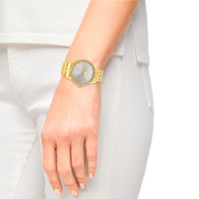 Laden Sie das Bild in den Galerie-Viewer, s.Oliver Damen Uhr Armbanduhr Edelstahl IP Gold 2035433