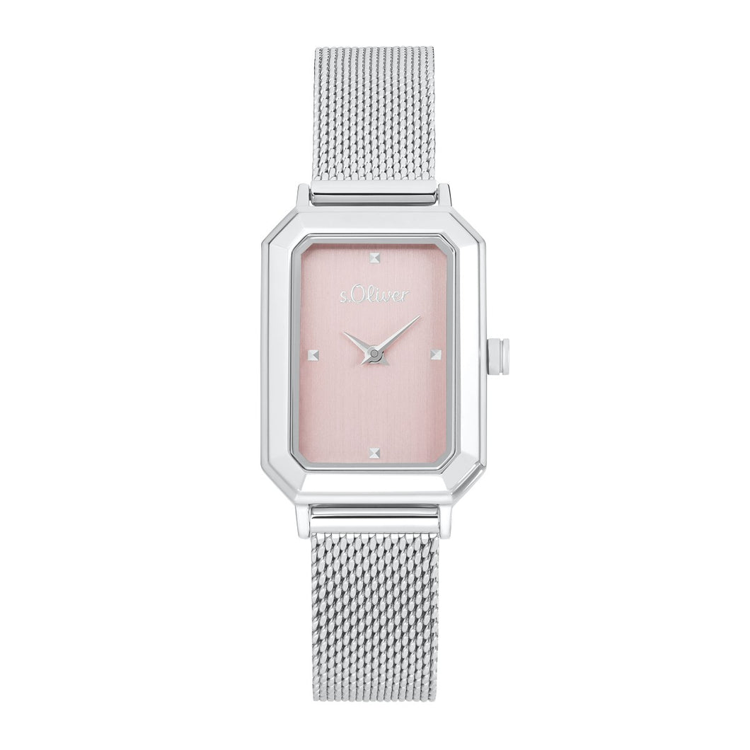 s.Oliver Damen Uhr Armbanduhr Edelstahl 2035437