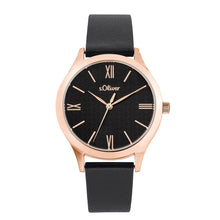 Laden Sie das Bild in den Galerie-Viewer, s.Oliver Damen Uhr Armbanduhr Leder 2035441