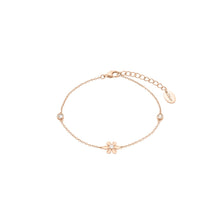 Laden Sie das Bild in den Galerie-Viewer, s.Oliver Jewel Damen Armband Armkette Silber 925 Rosé Zirkonia Blüte 2035513