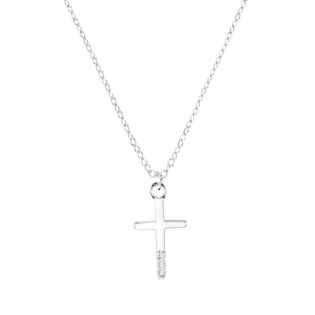 s.Oliver Jewel Kinder und Jugendliche Kette Silber Mädchen Kreuz 2035514