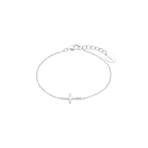 s.Oliver Jewel Kinder und Jugendliche Armband Silber Mädchen Kreuz 2035515
