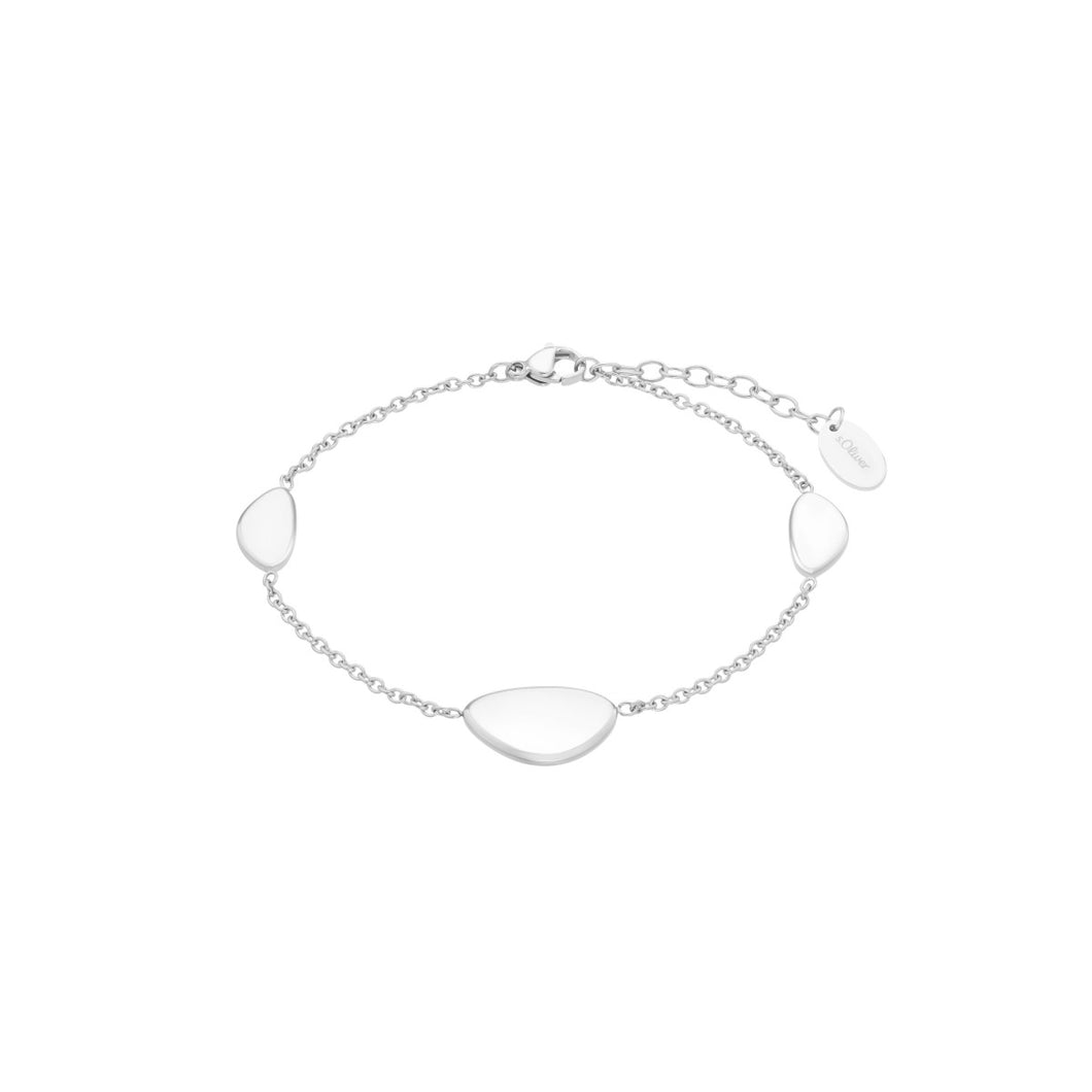 s.Oliver Jewel Damen Armband Armkette gravierbar Edelstahl silber 2035527