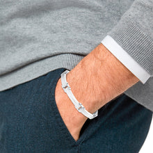 Laden Sie das Bild in den Galerie-Viewer, s.Oliver Jewel Herren Armband Armkette Edelstahl silber 2035530