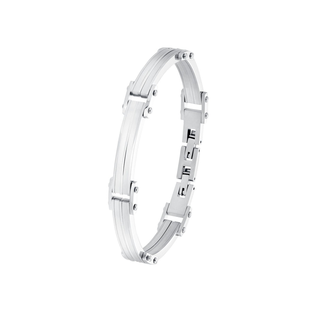 s.Oliver Jewel Herren Armband Armkette Edelstahl silber 2035530