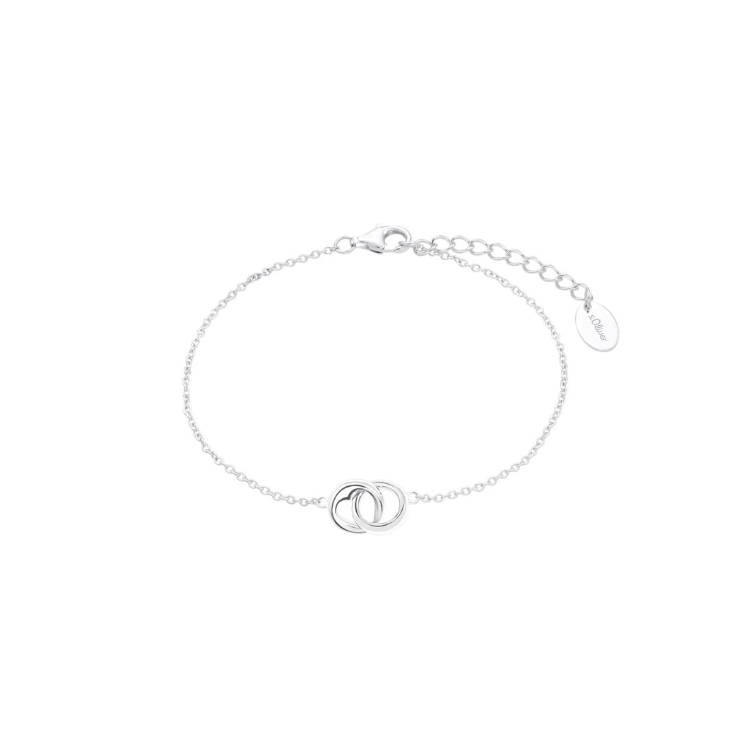 s.Oliver Jewel Damen Armband Armkette Silber Herz 2035755