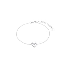 Laden Sie das Bild in den Galerie-Viewer, s.Oliver Jewel Damen Armband Armkette Silber Herz Zirkonia 2035758