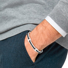 Laden Sie das Bild in den Galerie-Viewer, s.Oliver Jewel Herren Armband Armkette Edelstahl bicolor 2035798