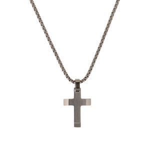 s.Oliver Jewel Kinder und Jugendliche Kette Edelstahl Jungen Kreuz 2035807