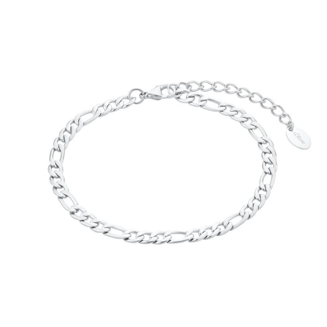 s.Oliver Jewel Damen Fusskette Edelstahl silber 2035810