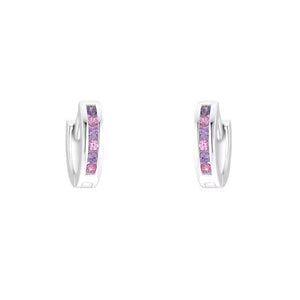 Prinzessin Lillifee Kinder Ohrringe Creole Silber Zirkonia bicolor 2036439