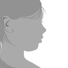 Laden Sie das Bild in den Galerie-Viewer, Prinzessin Lillifee Kinder Ohrringe Ohrstecker Silber Herz Emaille 2036441