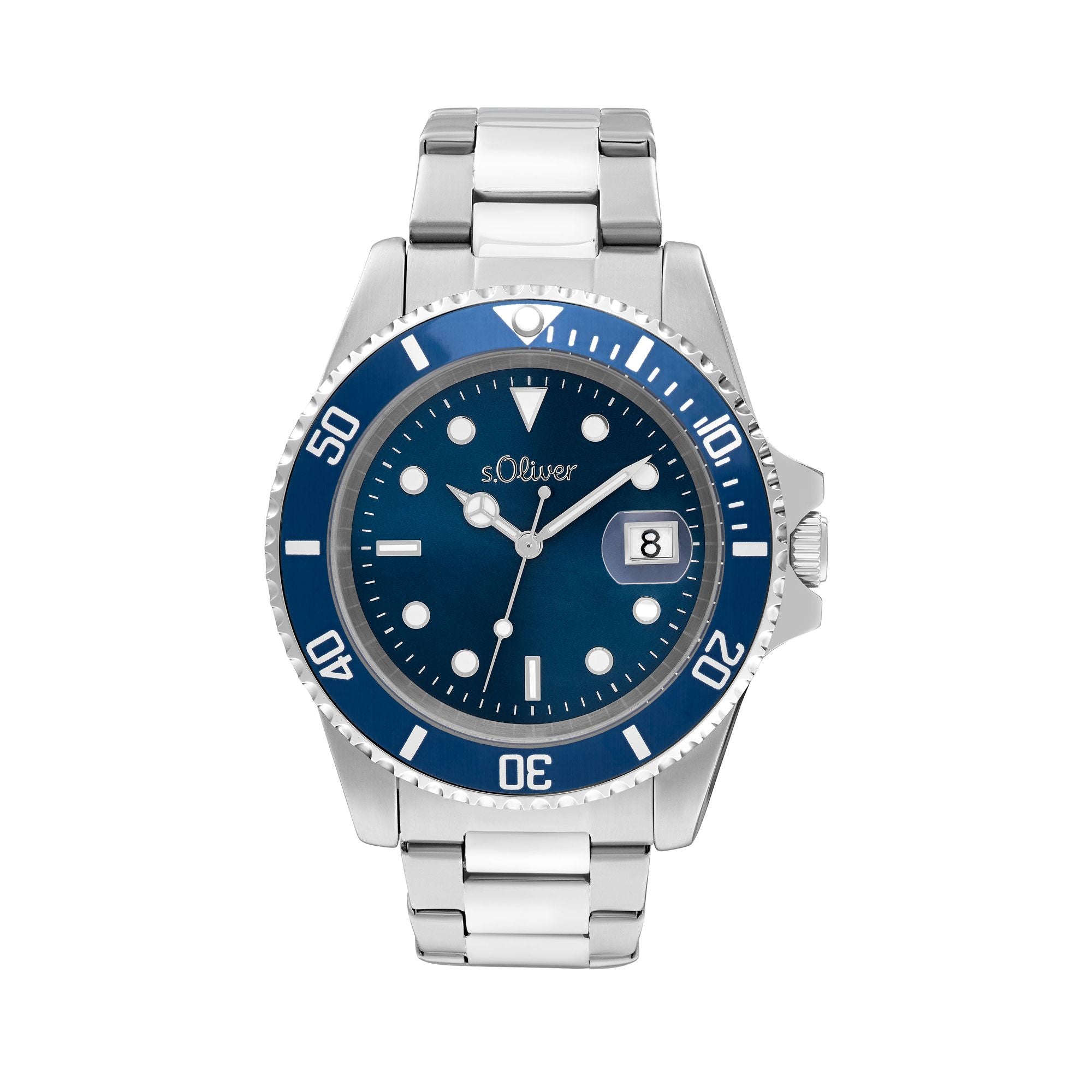 Herren Uhr Armbanduhr Edelstahl silber 2036547 – Preiswert24