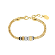 Laden Sie das Bild in den Galerie-Viewer, s.Oliver Jewel Damen Armband Armkette Edelstahl IP Gold 2036836