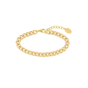 s.Oliver Jewel Damen Armband Armkette Edelstahl IP Gold 2036844