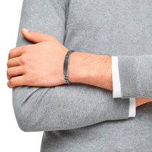 Laden Sie das Bild in den Galerie-Viewer, s.Oliver Jewel Herren Armband Identarmband Edelstahl grau 2036847