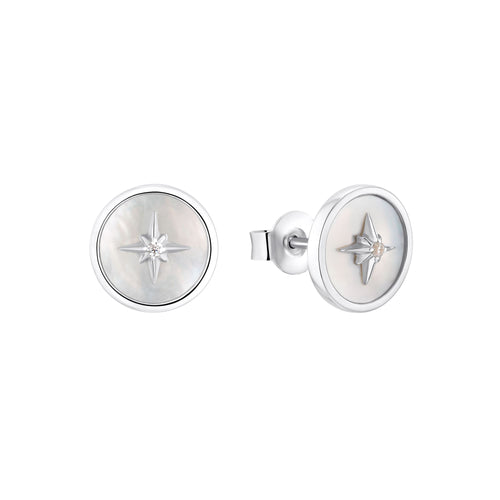 s.Oliver Jewel Damen Ohrringe Ohrstecker Silber Stern Zirkonia 2036857