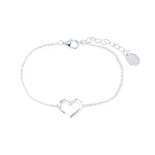 Laden Sie das Bild in den Galerie-Viewer, s.Oliver Jewel Damen Armband Armkette Silber Herz 2036862