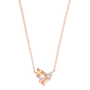 s.Oliver Jewel Damen Kette Halskette Collier Silber Rosé Zirkonia 2036873