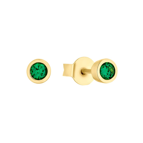 s.Oliver Jewel Damen Ohrringe Ohrstecker Silber Gold Zirkonia 2036877
