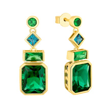 Laden Sie das Bild in den Galerie-Viewer, s.Oliver Jewel Damen Ohrringe Ohrhänger Silber Gold Zirkonia 2036878