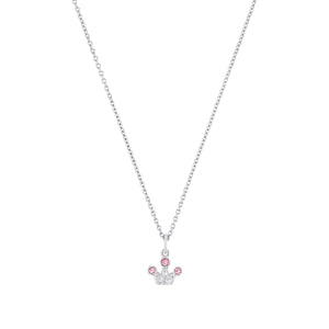 Prinzessin Lillifee Kinder Halskette Silber Zirkonia Krone Mädchen 2036938