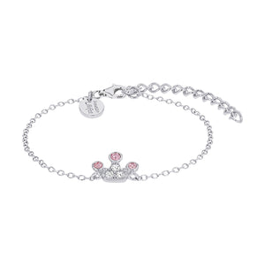 Prinzessin Lillifee Kinder Armband Armkette Silber Krone 2036939